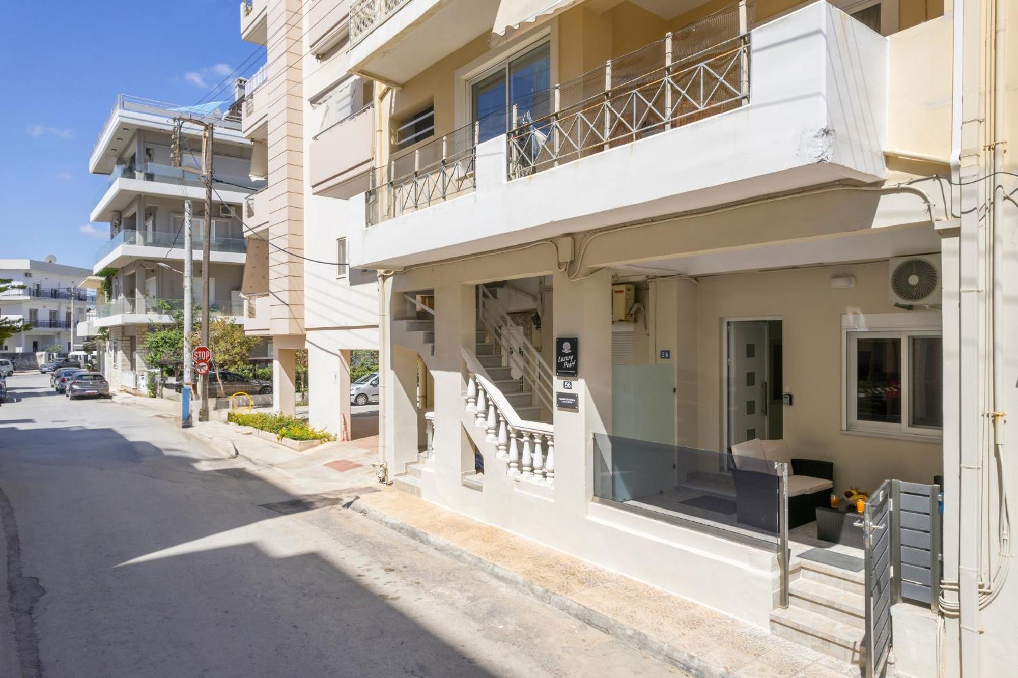 Luxury Pearl, Steps To The Beach Χανιά Εξωτερικό φωτογραφία